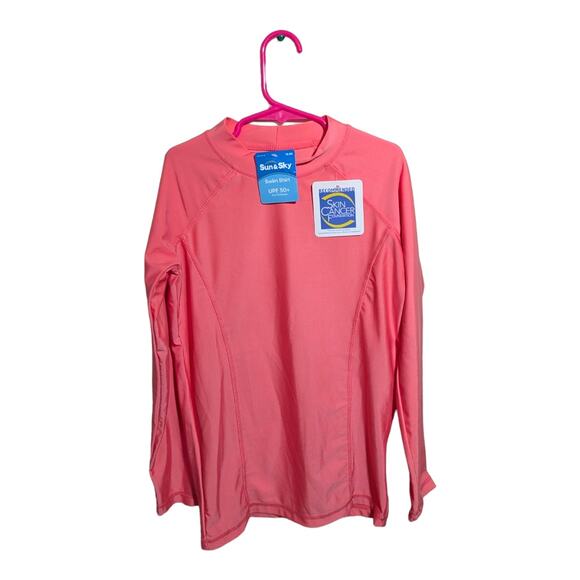 Kids Sun Guard Shirt For Swimming Youth M 10/12 Brand New With Tags - Picture 1 of 6
